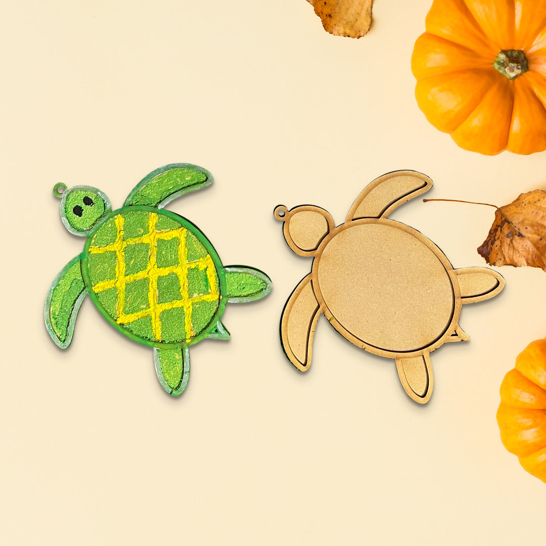Wooden Turtle Sand Art Diy