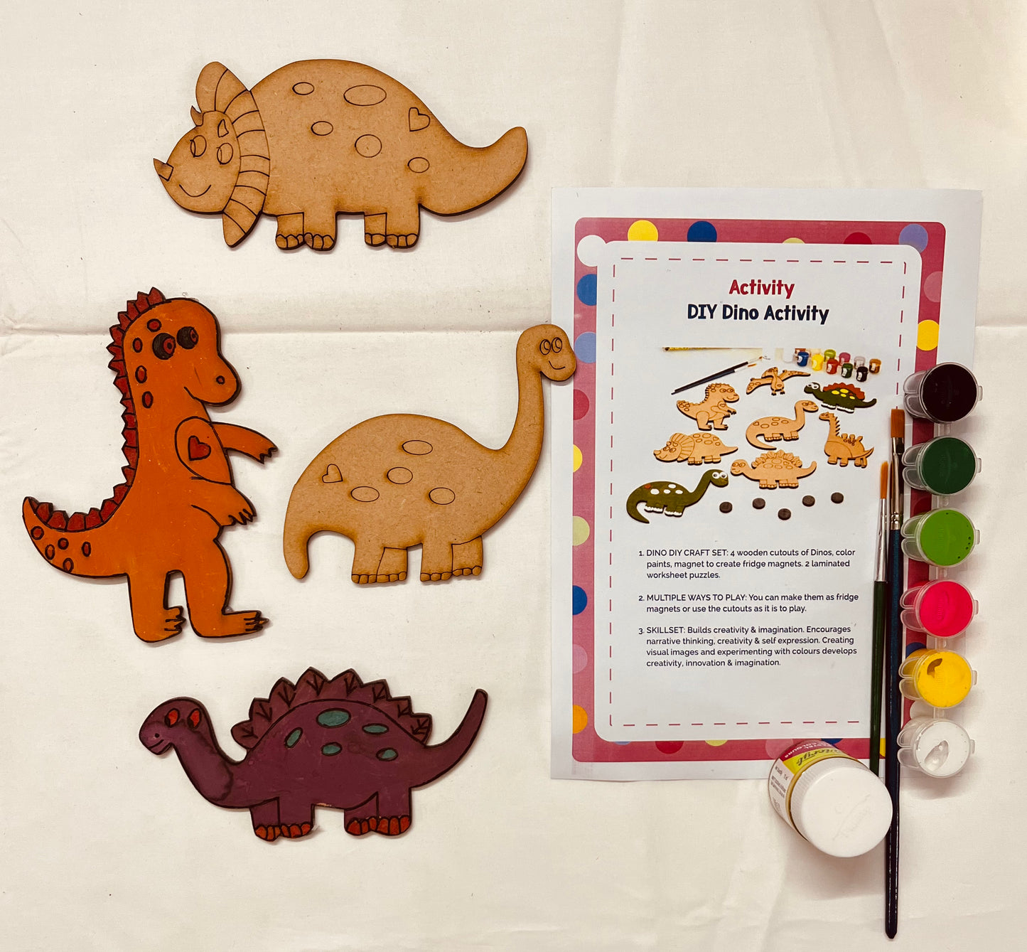 Dinosaur Magnet DIY box