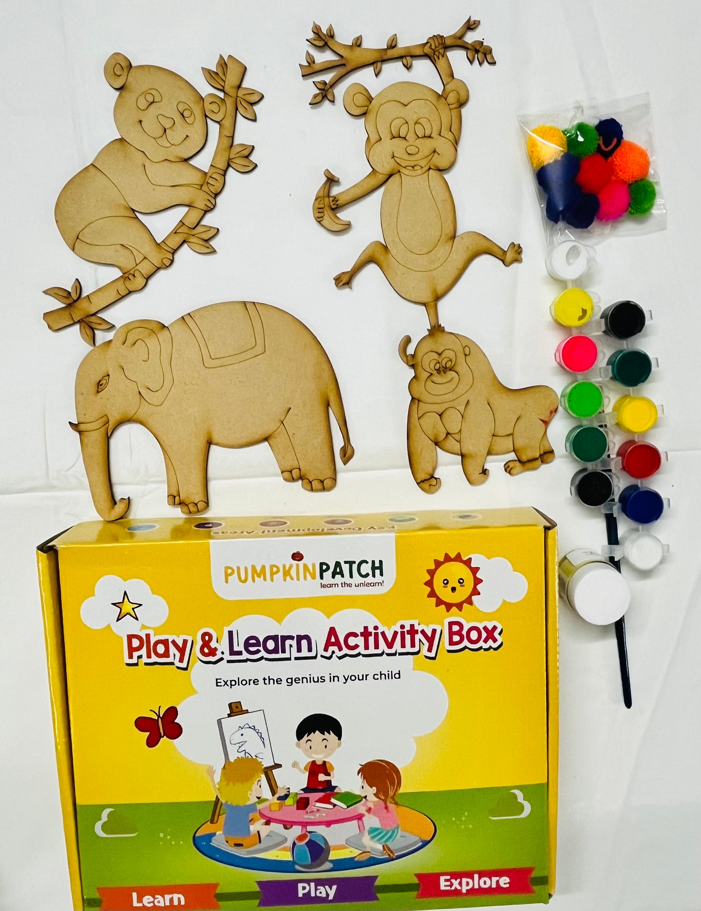 Wild Animals magnet DIY box