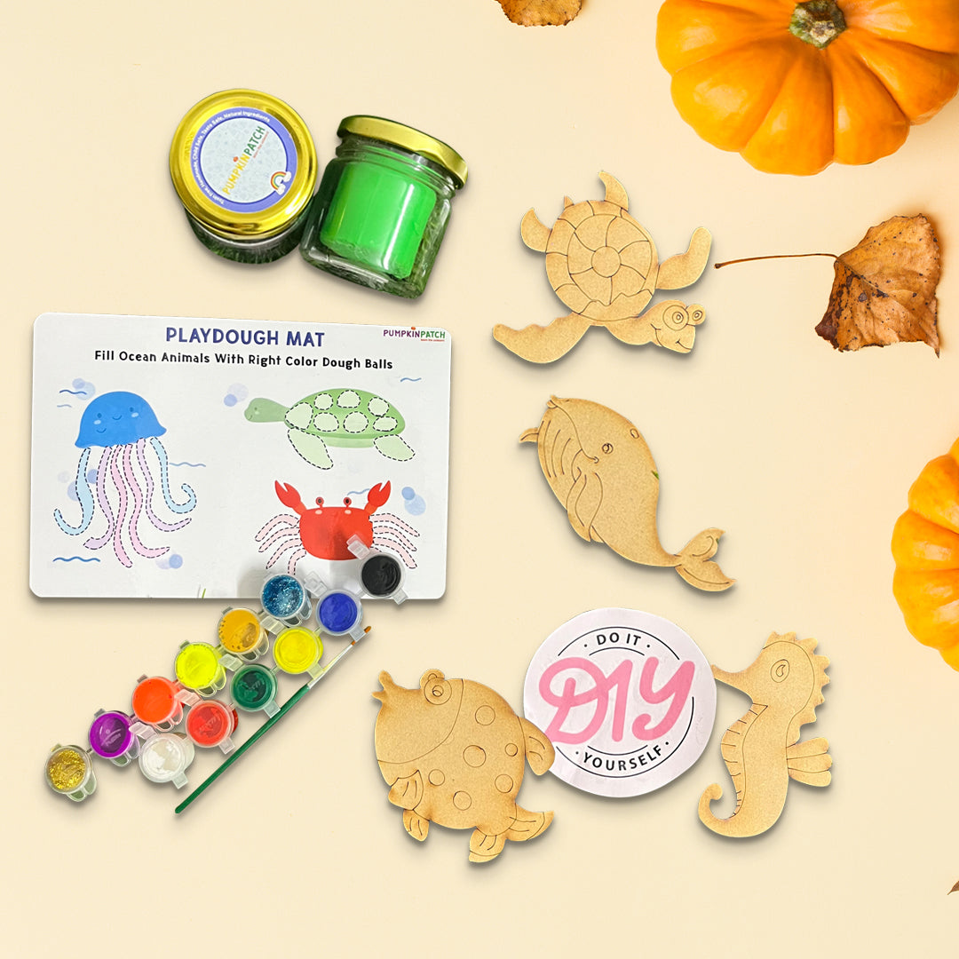 Ocean Adventure Play Dough Box