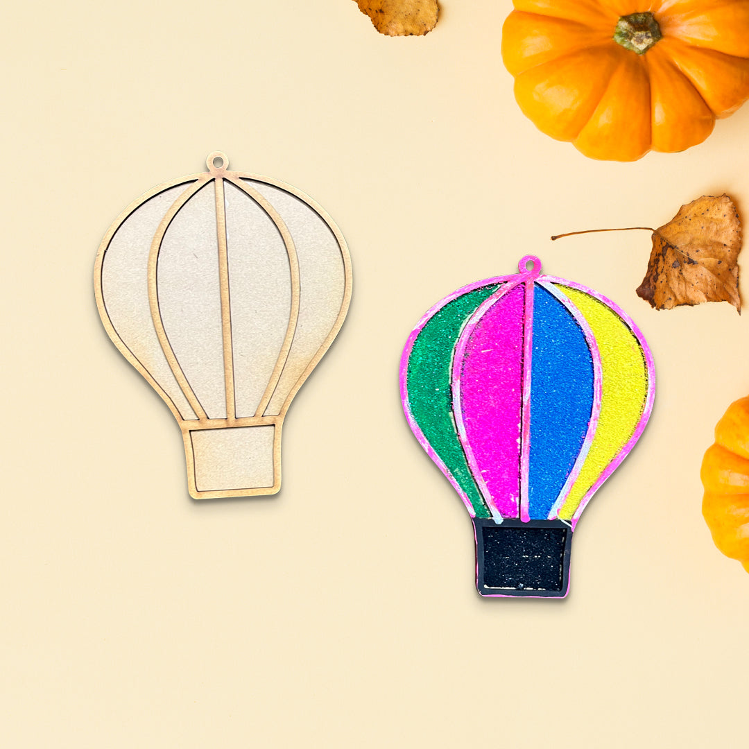 Wooden Hot Air Baloon Sand Art Diy