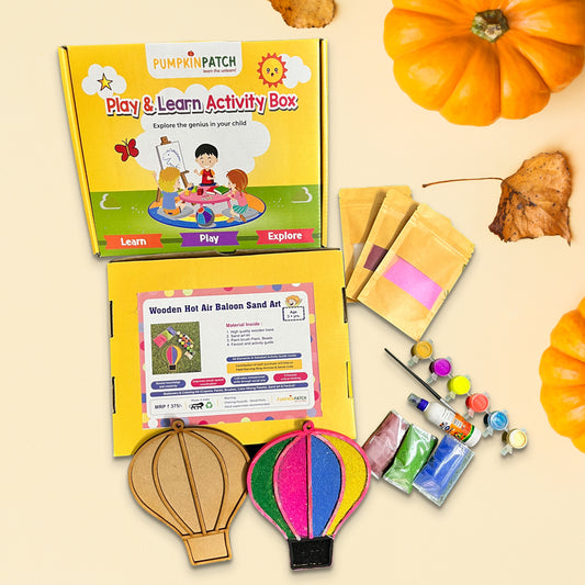 Wooden Hot Air Baloon Sand Art Diy