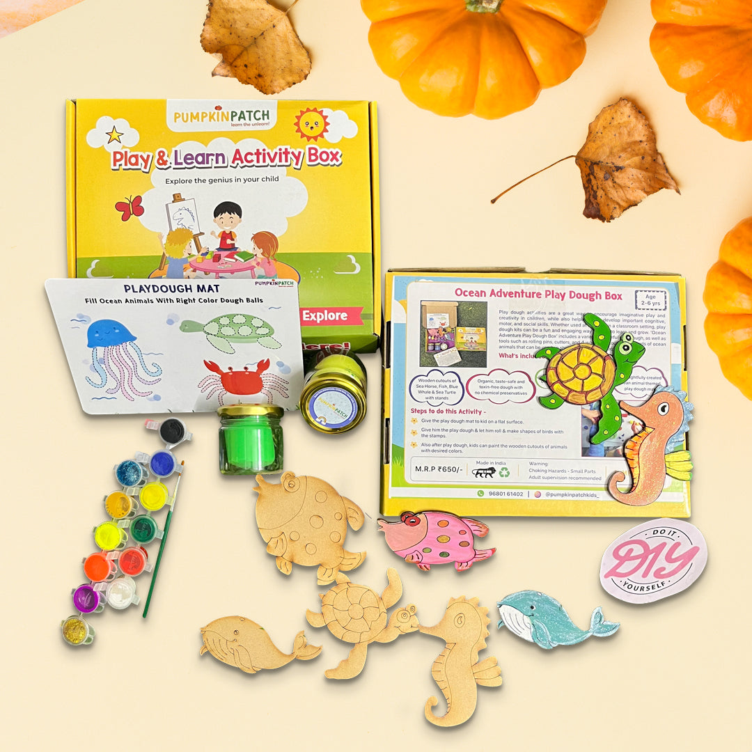 Ocean Adventure Play Dough Box