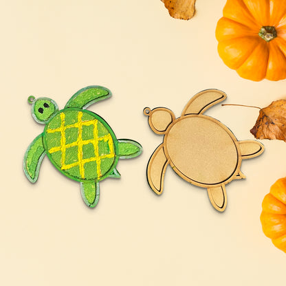 Wooden Turtle Sand Art Diy
