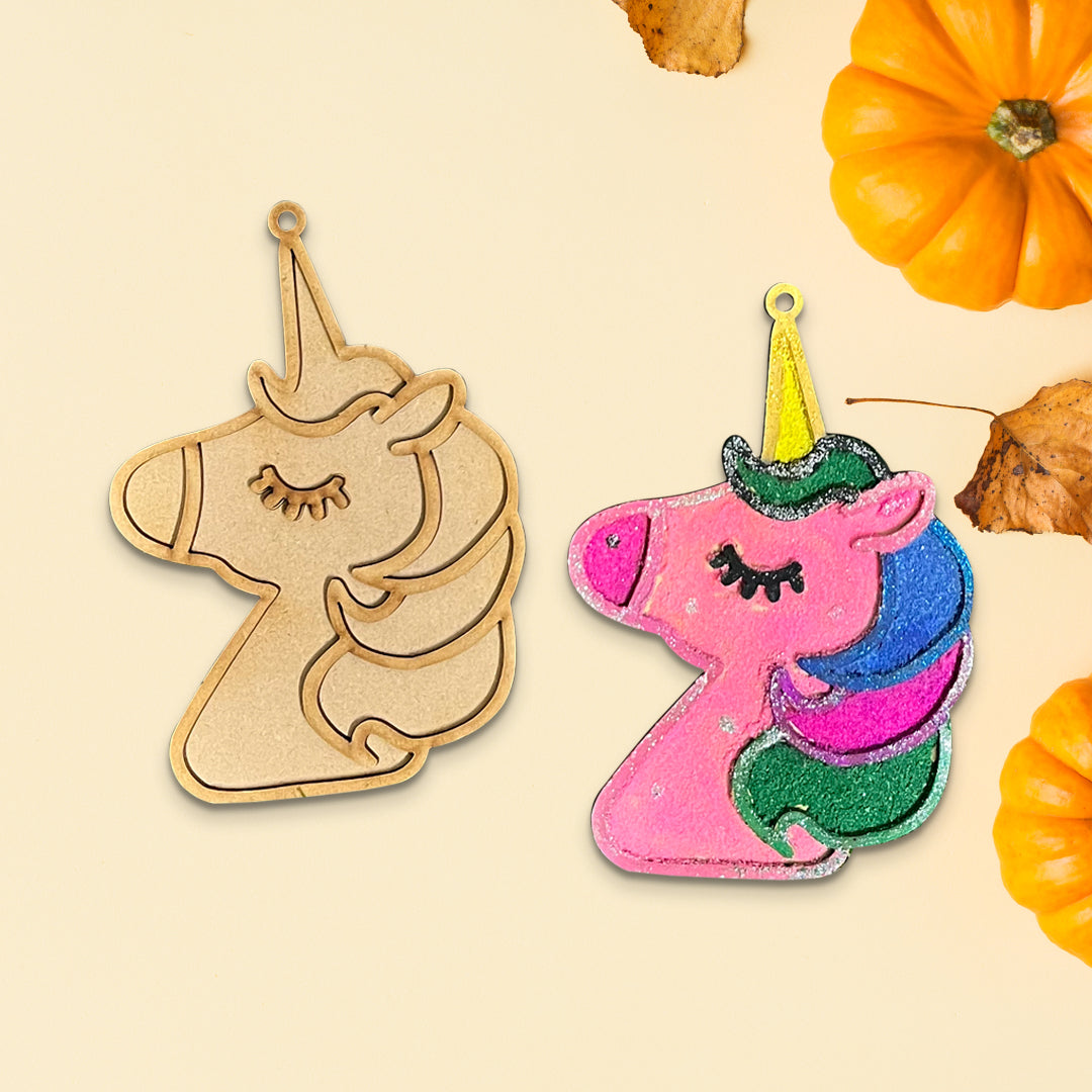 Wooden Unicorn Sand Art Diy