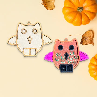 Wooden Owl Sand Art Diy