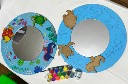 Water world Mirror Frame DIY