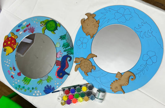 Water world Mirror Frame DIY