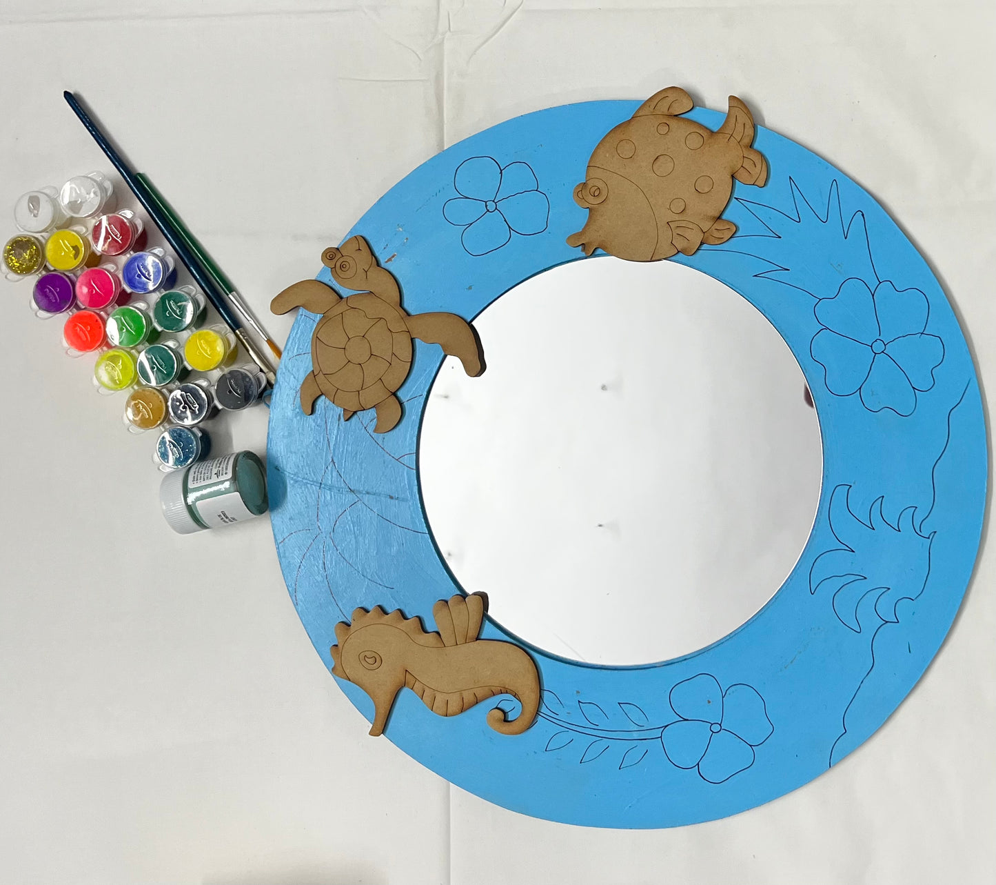 Water world Mirror Frame DIY