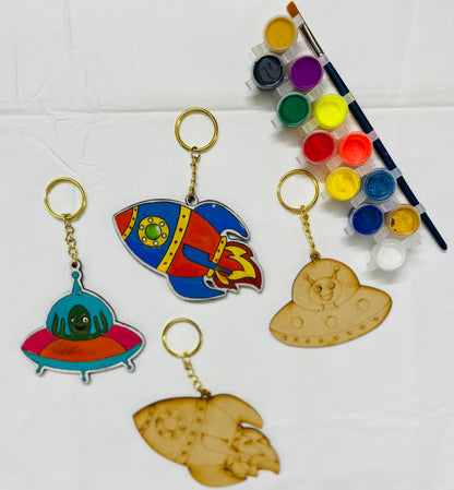 Universe Theme Diy Key Chain