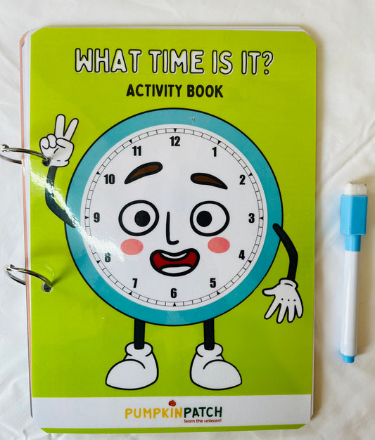 Time Activity Reusable Book
