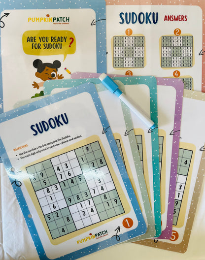 Sudoku Reusable Laminated Activity