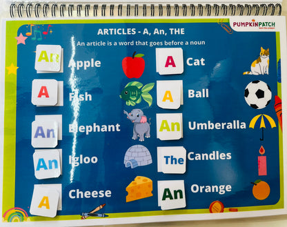 Grammar Velcro Activity binder