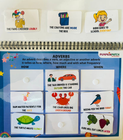 Grammar Velcro Activity binder