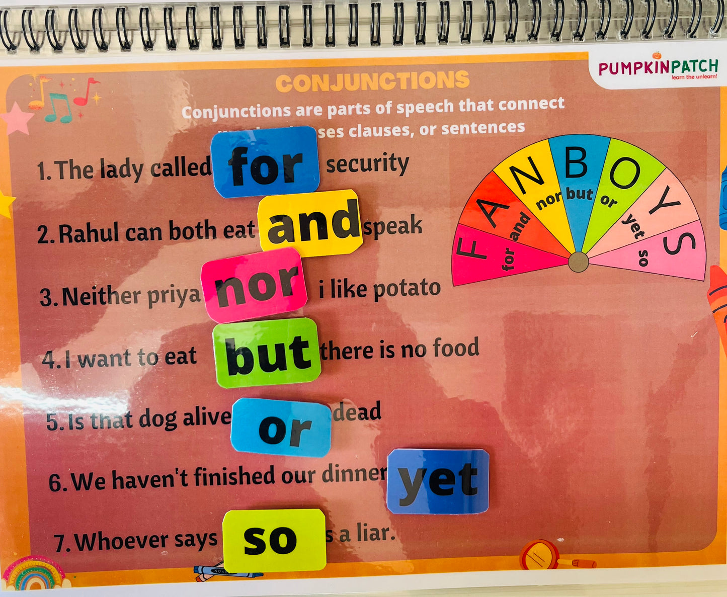 Grammar Velcro Activity binder