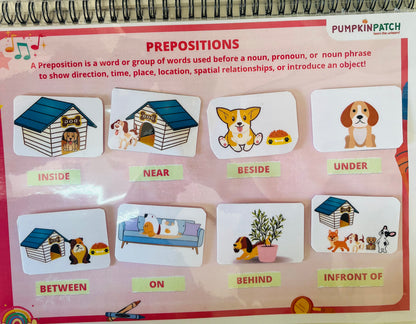 Grammar Velcro Activity binder